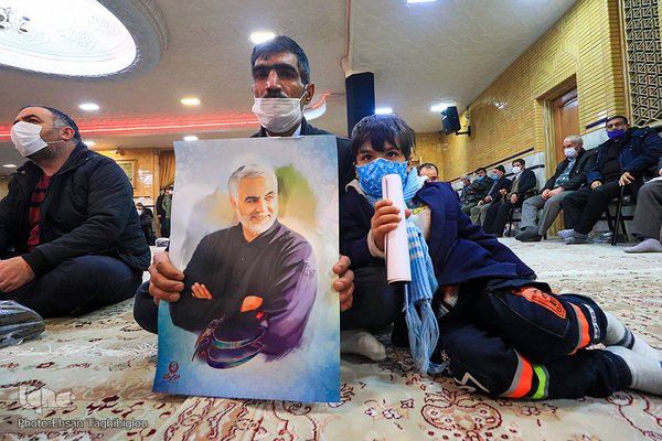 بزرگداشت شهید سلیمانی در زنجان‎‎