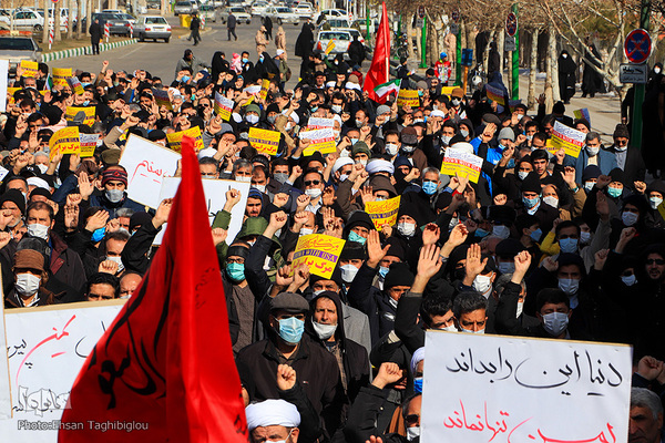 راهپیمایی حمایت از مردم مظلوم یمن در زنجان‎‎
