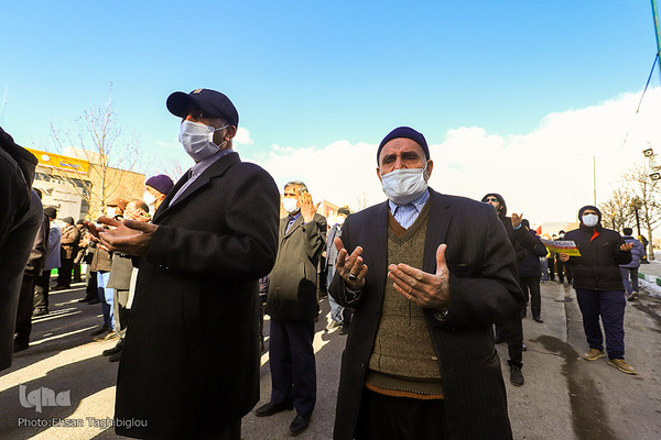 راهپیمایی حمایت از مردم مظلوم یمن در زنجان‎‎