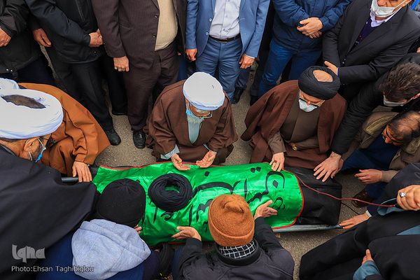 تشییع پیکر امام جمعه موقت زنجان‎‎