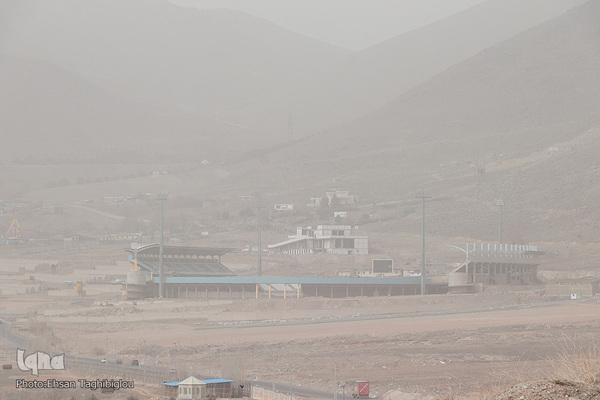 گرد و غبار در زنجان‎‎