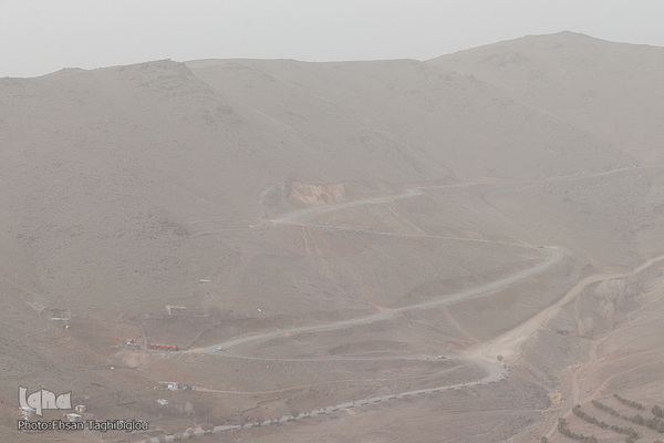 گرد و غبار در زنجان‎‎