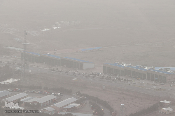 گرد و غبار در زنجان‎‎