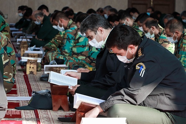 جمع خوانی قرآن توسط نیروهای مسلح در زنجان‎‎