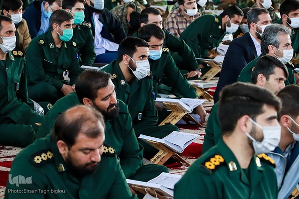 جمع خوانی قرآن توسط نیروهای مسلح در زنجان‎‎