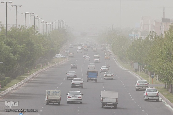 گرد و خاک شدید در زنجان‎‎