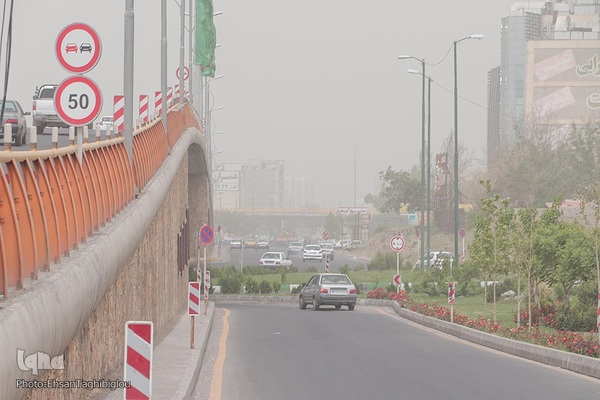 گرد و خاک شدید در زنجان‎‎