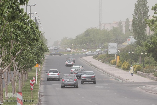 گرد و خاک شدید در زنجان‎‎