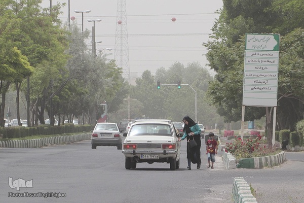 گرد و خاک شدید در زنجان‎‎