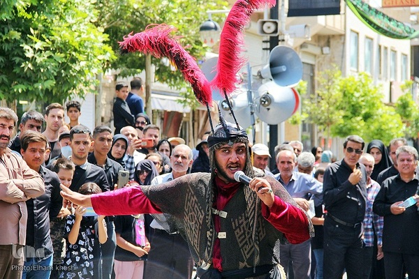 حرکت نمادین کاروان امام حسین (ع) در زنجان