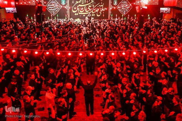 حسینیه ایران؛ عزاداری شب هشتم محرم در زنجان‎‎
