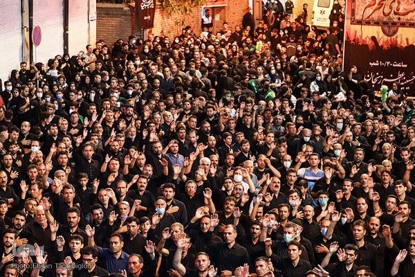 حسینیه ایران؛ عزاداری شب هشتم محرم در زنجان‎‎