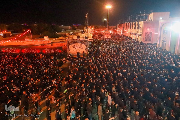 حسینیه ایران؛ عزاداری شب هشتم محرم در زنجان‎‎