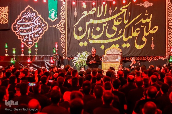 حسینیه ایران؛ عزاداری شب هشتم محرم در زنجان‎‎