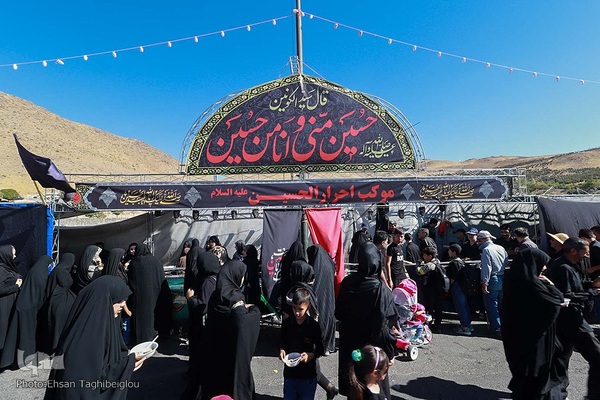 آیین پیاده‌روی جاماندگان اربعین حسینی در زنجان