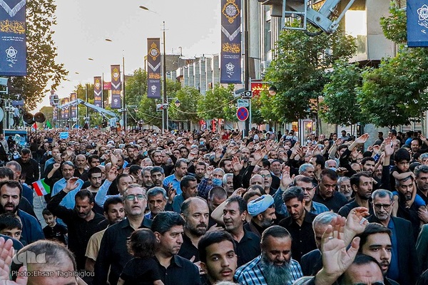 عزاداری رحلت پیامبر در زنجان