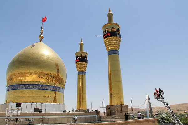 سیاه‌پوشان حسینیه اعظم زنجان