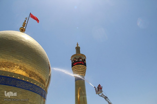 سیاه‌پوشان حسینیه اعظم زنجان