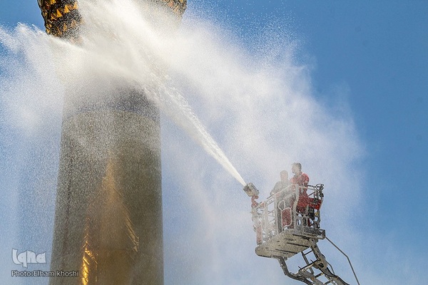 سیاه‌پوشان حسینیه اعظم زنجان