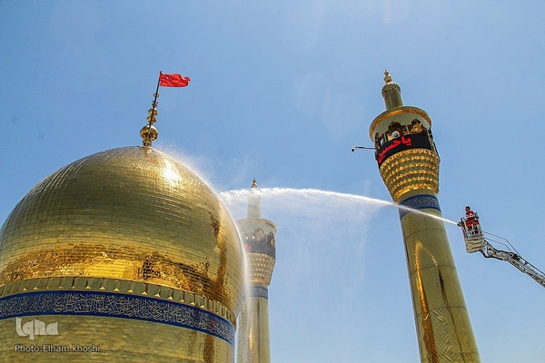 سیاه‌پوشان حسینیه اعظم زنجان