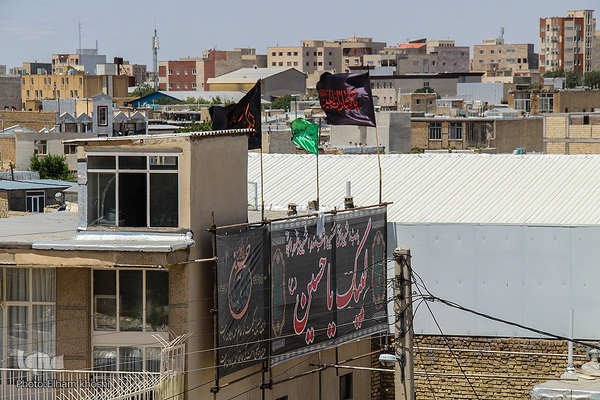 سیاه‌پوشان حسینیه اعظم زنجان