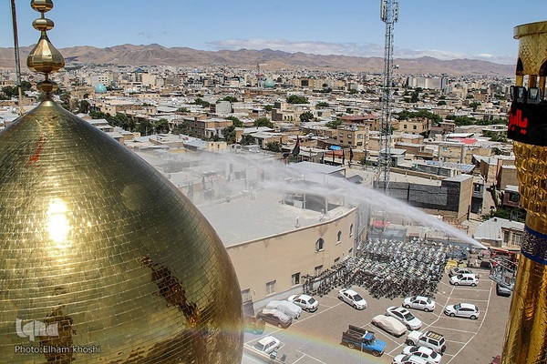 سیاه‌پوشان حسینیه اعظم زنجان