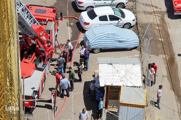 سیاه‌پوشان حسینیه اعظم زنجان