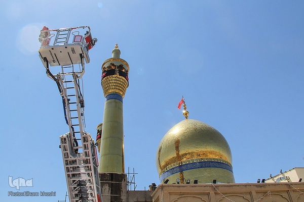 سیاه‌پوشان حسینیه اعظم زنجان