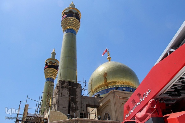 سیاه‌پوشان حسینیه اعظم زنجان