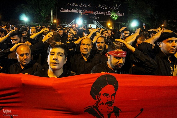 دسته عزاداران هیئت ثارالله زنجان