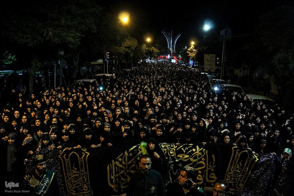 دسته عزاداران هیئت ثارالله زنجان