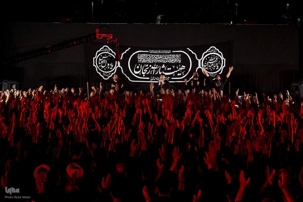 دسته عزاداران هیئت ثارالله زنجان