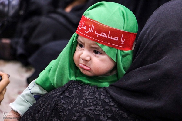 مراسم شیرخارگان حسینی در حسینیه اعظم زنجان