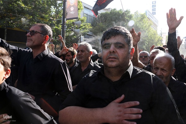 اجتماع بزرگ عزاداران در دسته حسینیه اعظم زنجان