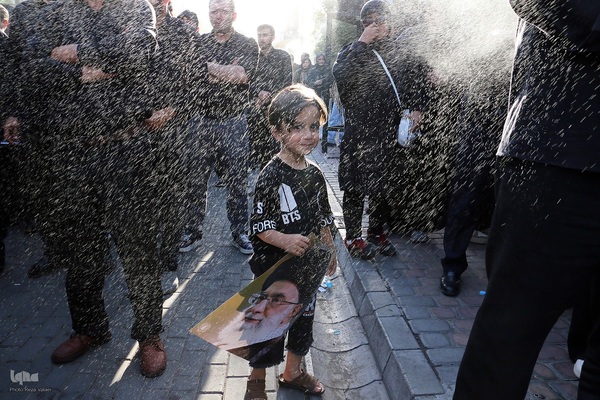 اجتماع بزرگ عزاداران در دسته حسینیه اعظم زنجان