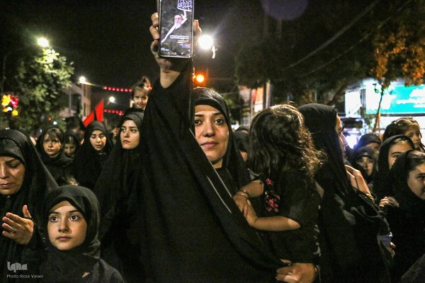 دسته عزاداری هیئت فاطمیون زنجان در شب عاشورا