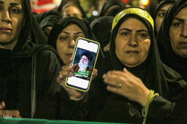 دسته عزاداری هیئت فاطمیون زنجان در شب عاشورا