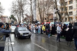 Rassemblement des étudiants iraniens à Téhéran pour dénoncer l'agression saoudienne contre le Yémen