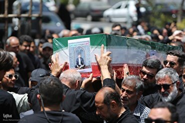 Jenazah Syahid Ehsan Zakeri Disemayamkan di Imamzadeh Ali Akbar (as) Chizar