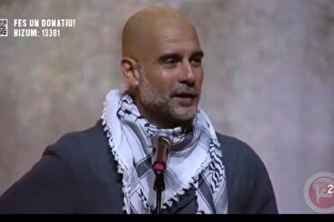 Guardiola dengan Keffiyeh Palestina: Kami Berdiri Bersama Palestina
