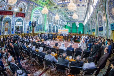 Iraq:la sura “Nur” orna la tomba di "Habib ebn Mazaher",compagno dell’Imam Hosein