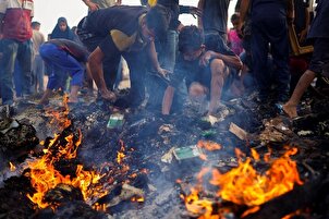 Бомбаборони урдугоҳи оворагон дар Рафаҳ тавассути режими палиди саҳюнистӣ