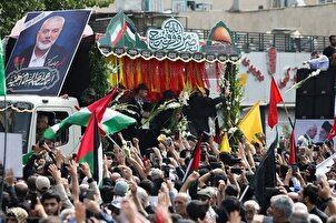 Маросими ташйиъи пайкари шаҳид Исмоил Ҳания дар Теҳрон