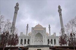 Истиқболи боздидкунандагон аз масҷиди «Фахрулмуслимин» дар Русия