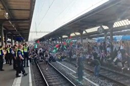 İsviçre’de Madeleine’in gözaltına alınmasına karşı tren güzergahlarının kapatılması protesto edildi