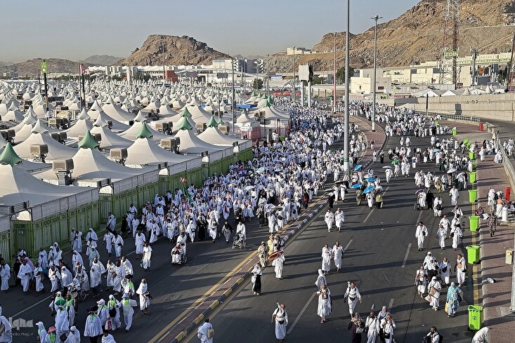 حج تمتع؛ مسیر عرفات تا جمرات , ایمان کی نمائش